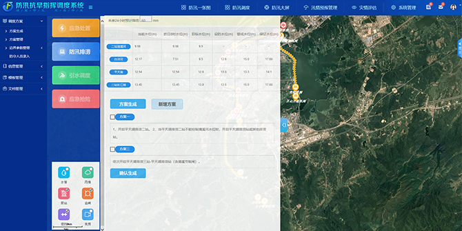 防汛抗旱指挥调理系统